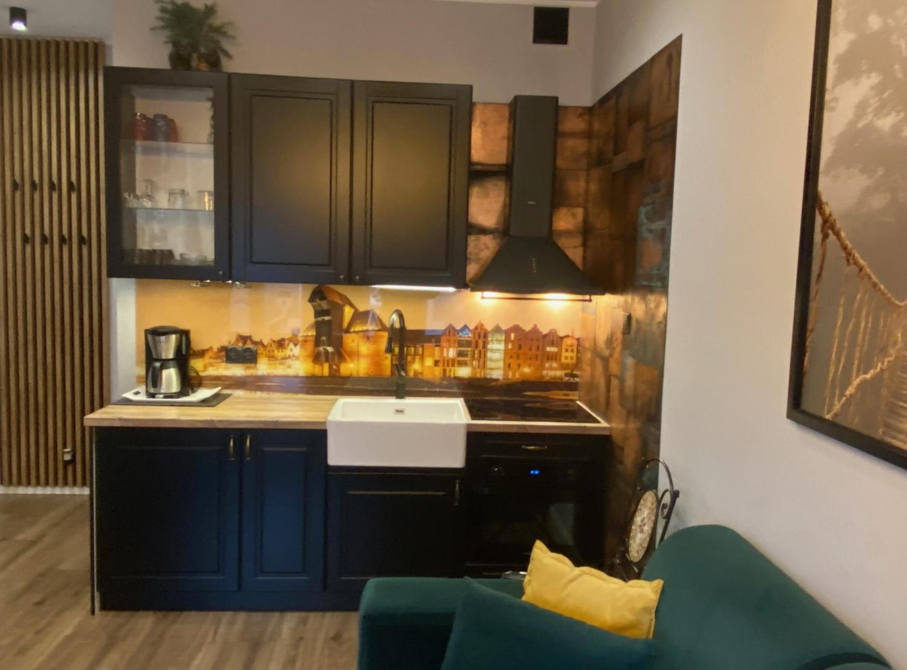 Apartament Zielony Lub Bursztynowy Z Parkingiem Stare Miasto Gdaňsk Exteriér fotografie